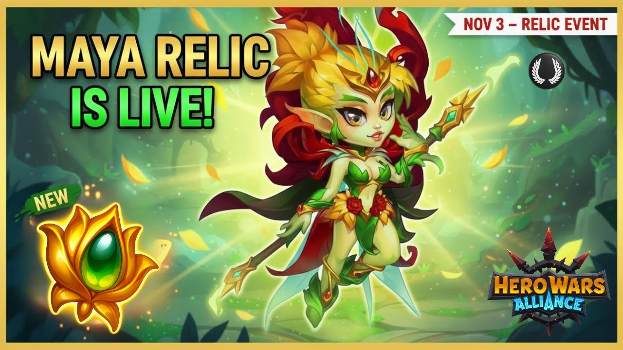 Реликвия Майи уже здесь! Новая эра исцеления в Hero War: Alliance