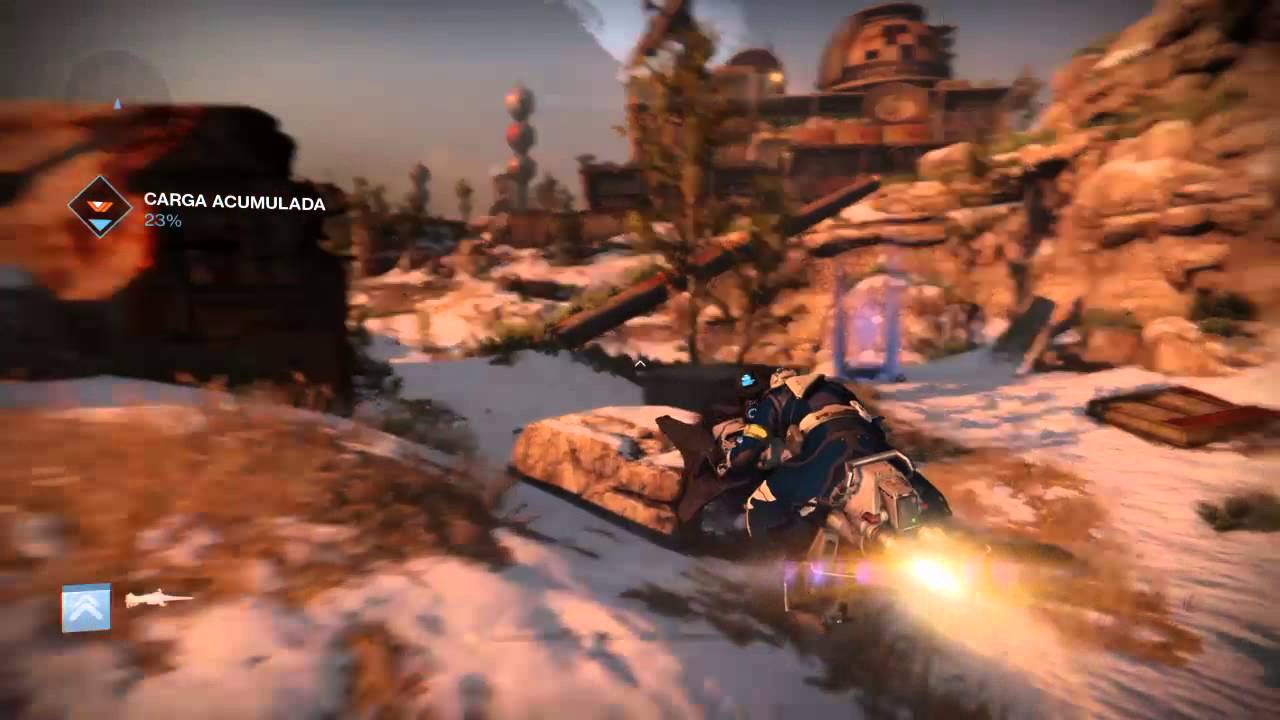 Destiny patrula erupção de energia