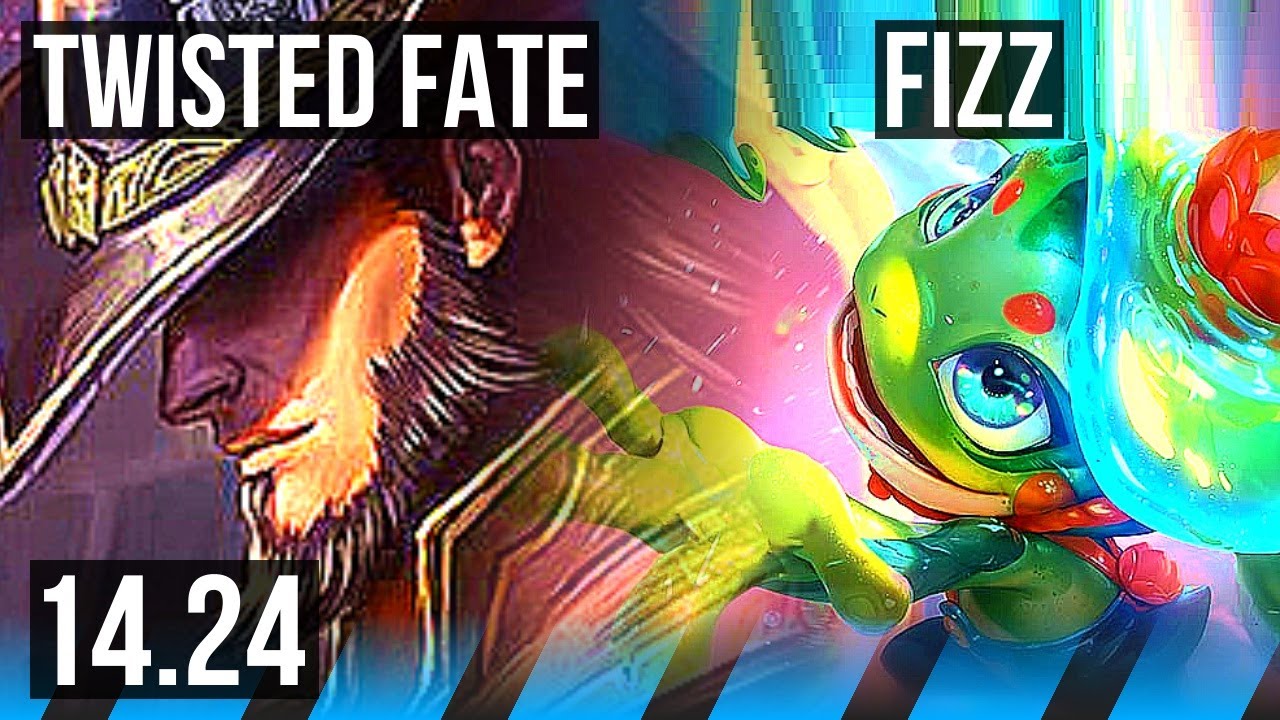 TWISTED FATE vs FIZZ (MID) | KR Master | 14.24