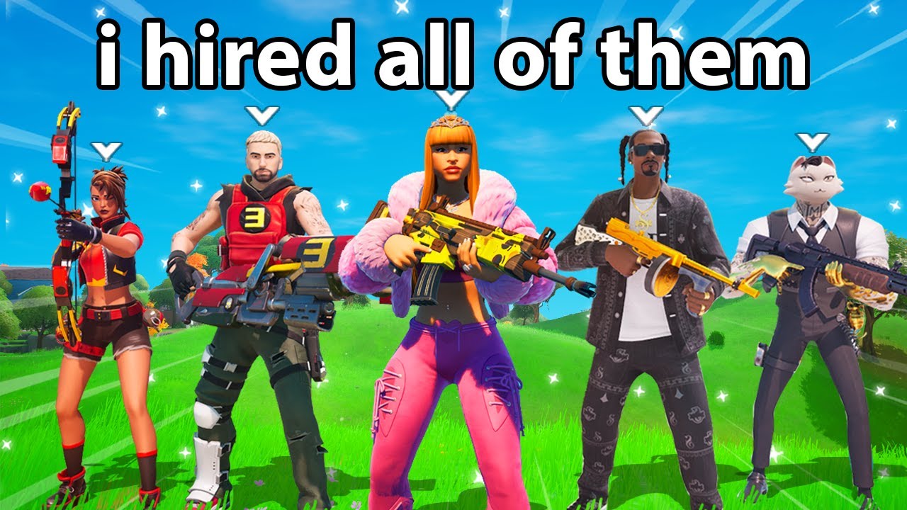 I Hired EVERY *BOSS* In Fortnite