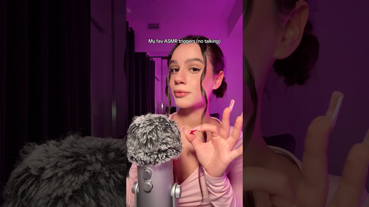 MY FAVOURITE ASMR TRIGGERS (no talking)!😴 What&rsquo;s about yours? #asmr #asmrsounds #sleep #tingles