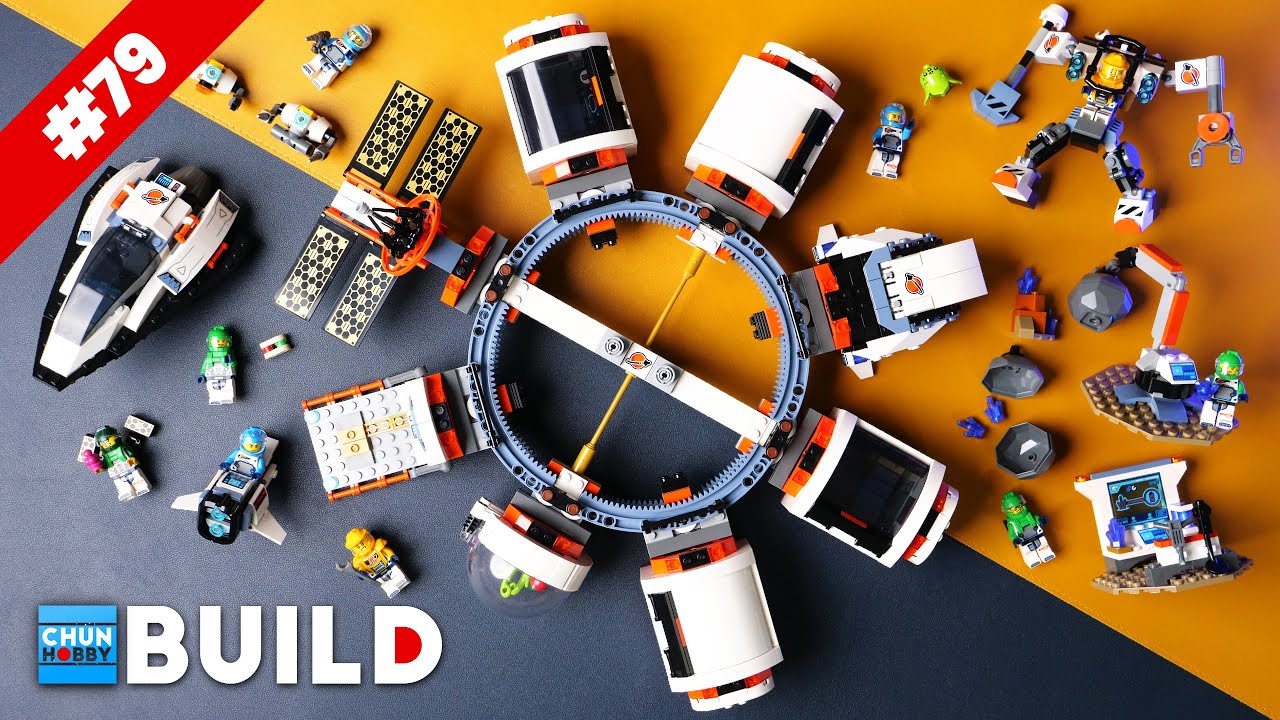 LEGO Speed Build! Modular Space Station and Space Construction Mech | LEGO CITY 2024 | Beat Build