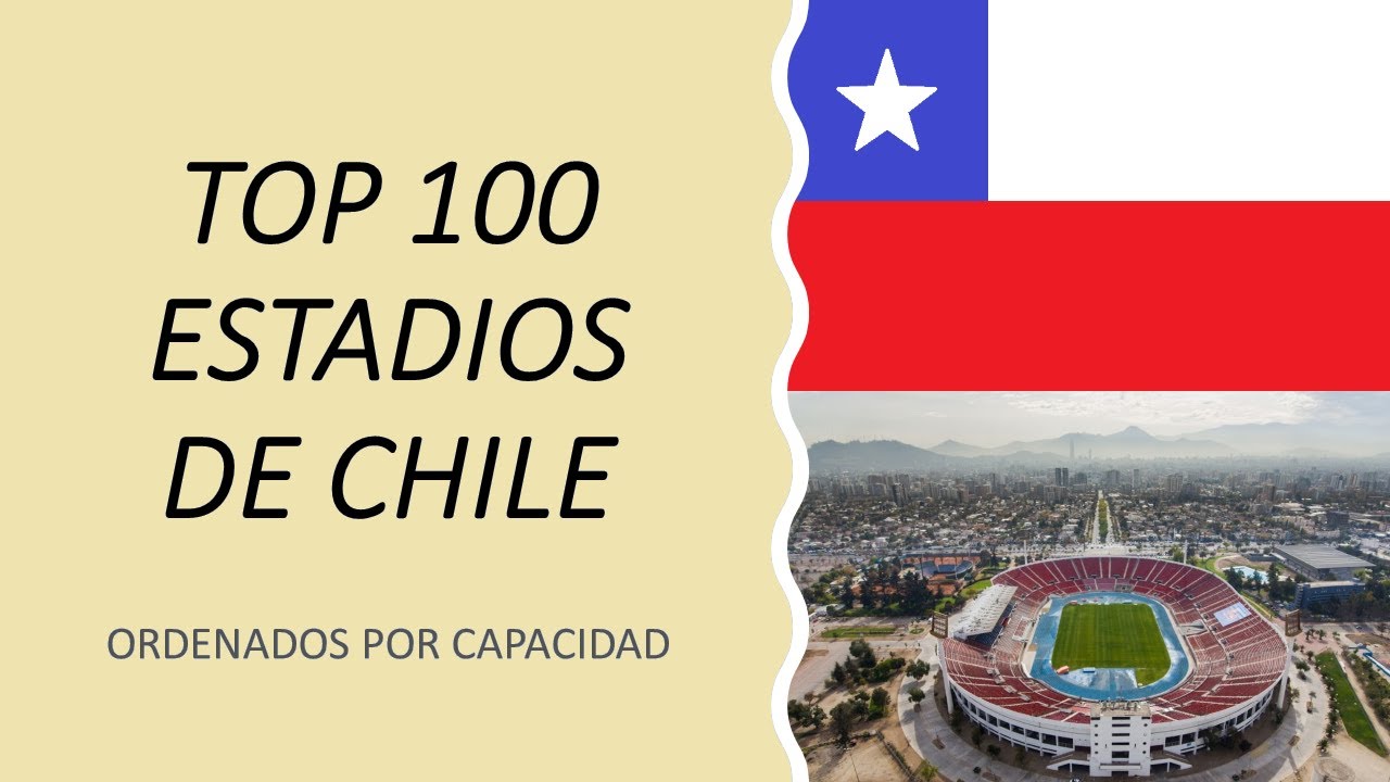 Top 100 estadios de Chile (ordenados por capacidad)