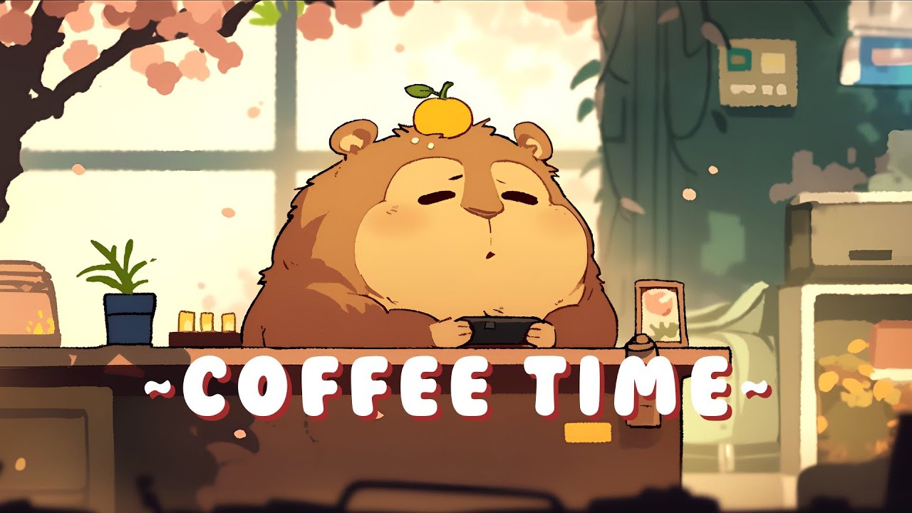 Capybara Music Lab - Peaceful Beats for Studying & Relaxing ~ Quiet Moments ~ 🦫 🎧 ✨