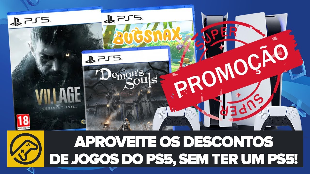 DICA: Aproveite os DESCONTOS nos JOGOS DO PS5, sem ter o PS5!