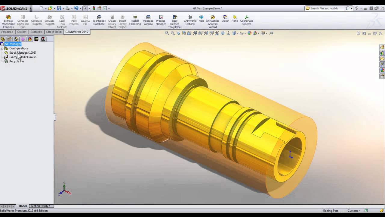 CAMWorks Turn / Mill-Turn