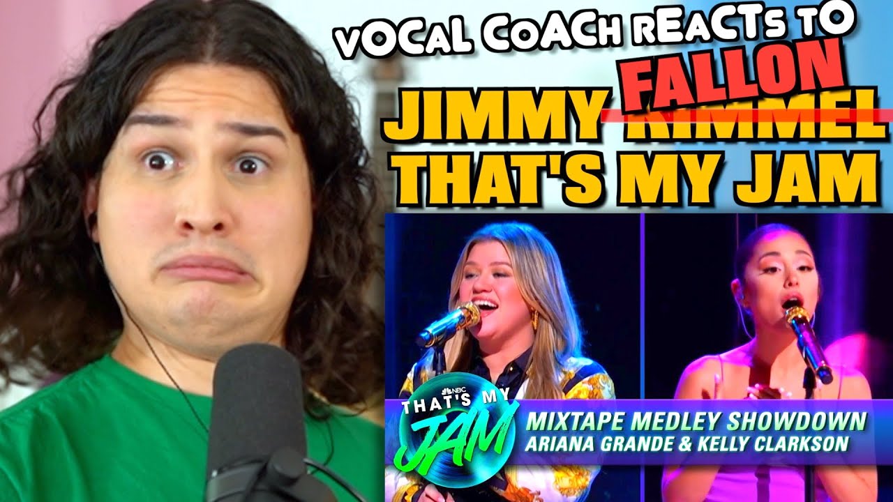 Vocal Coach Reacts to Ariana Grande & Kelly Clarkson on That's My Jam