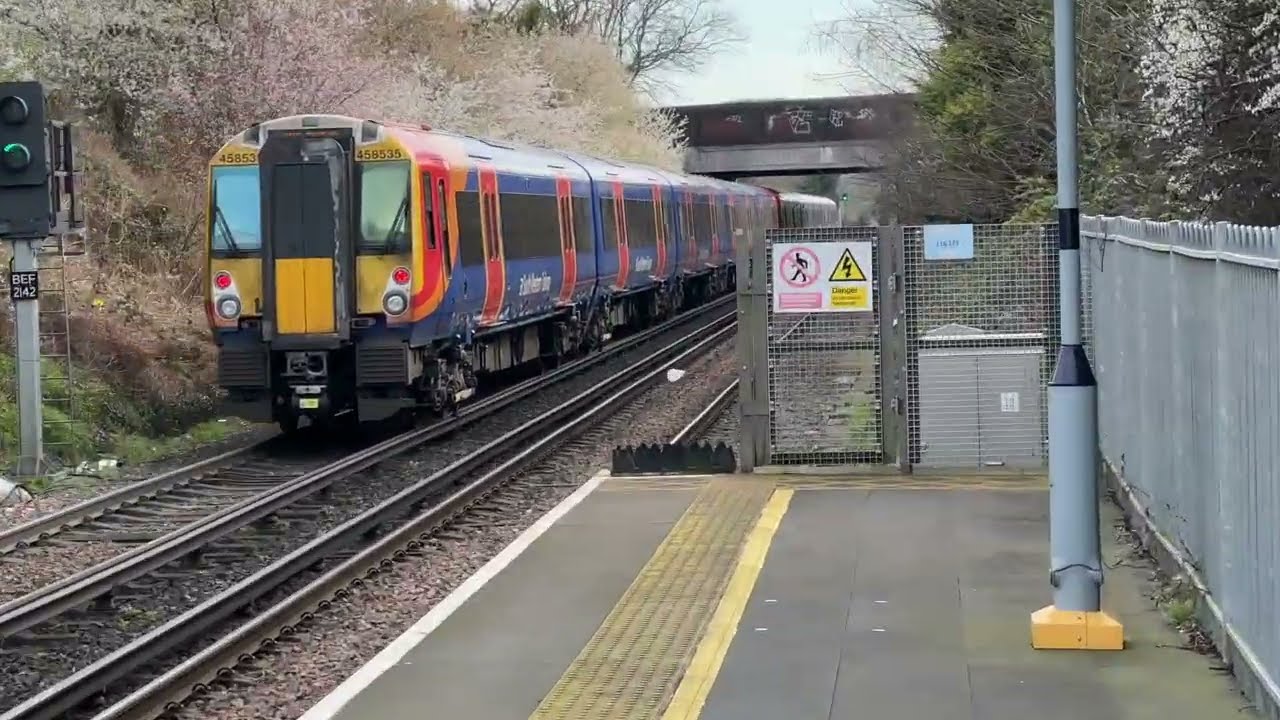 South Western Railway Trains at Whitton on March 9th 2024