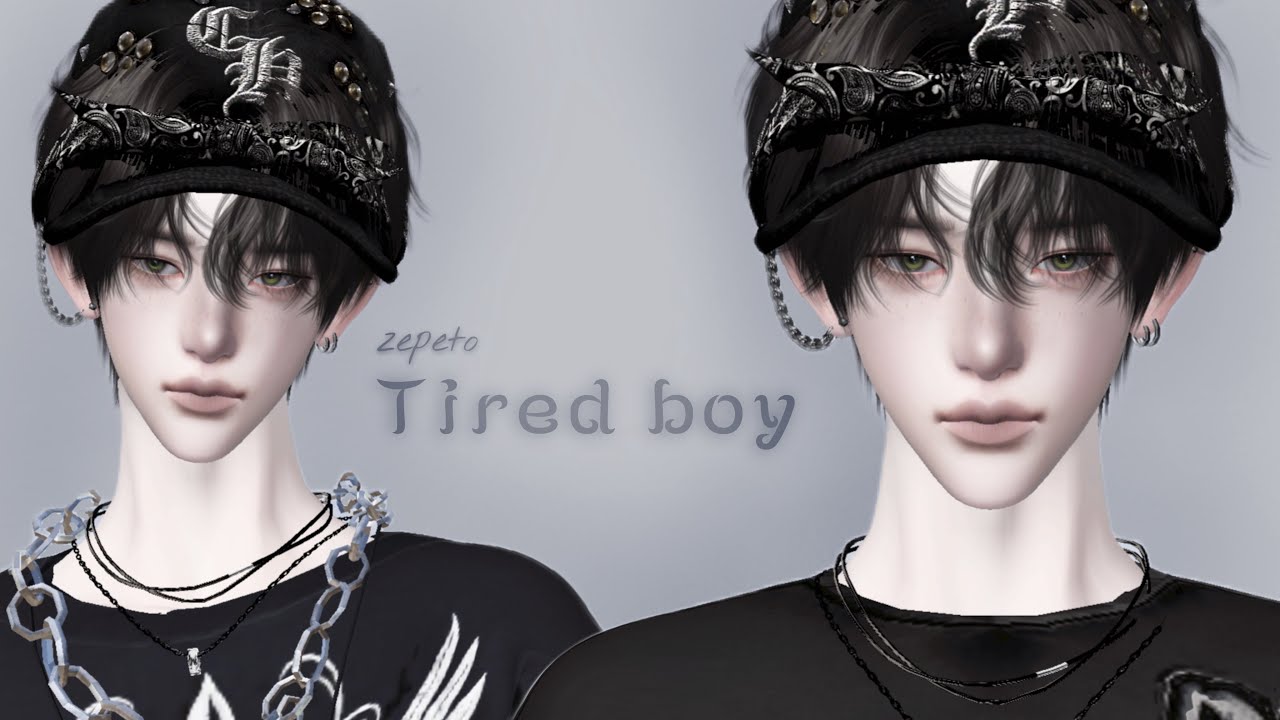 ZEPETO face tutorial boy - Tired boy - quiet boy - cool boy - handsome boy - ZEPETO 2026