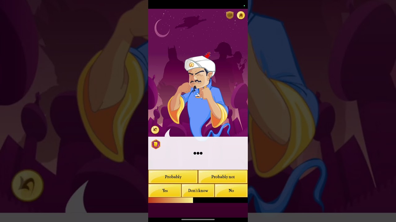 Playing the Akinator for the first time!!!!