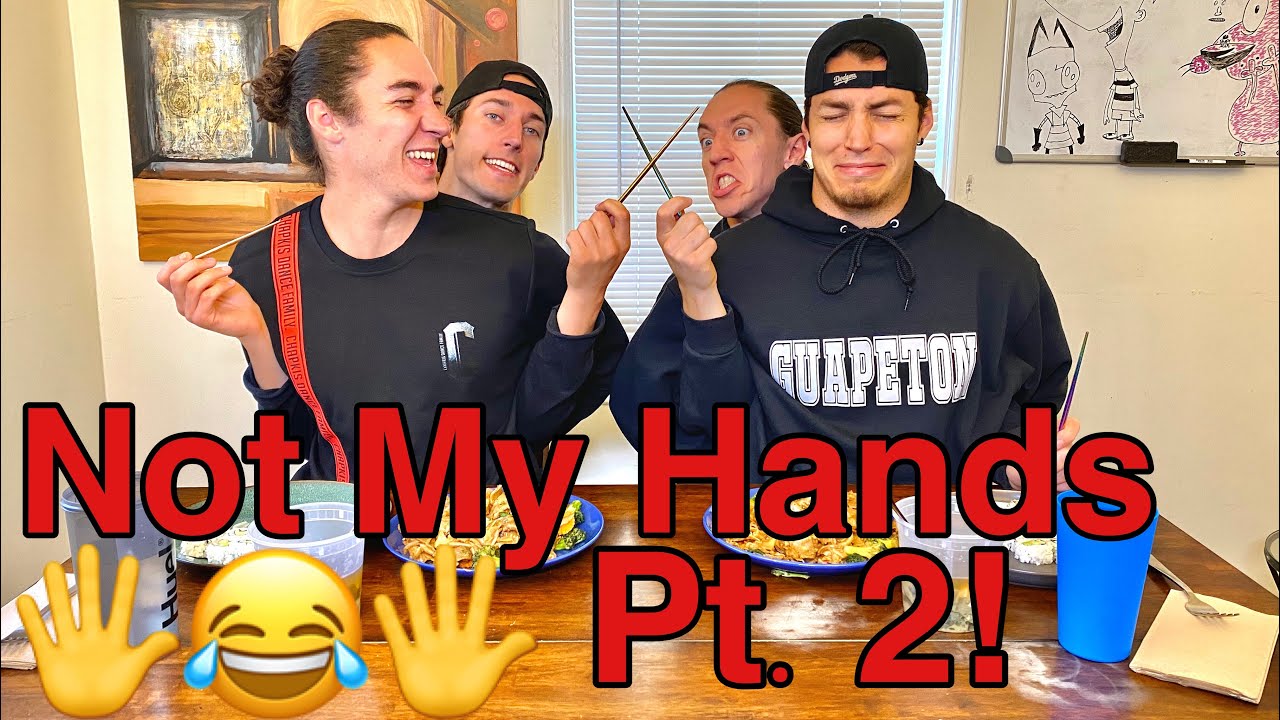 Eating Food With My Brothers Hands | Not My Hands Challenge Pt. 2