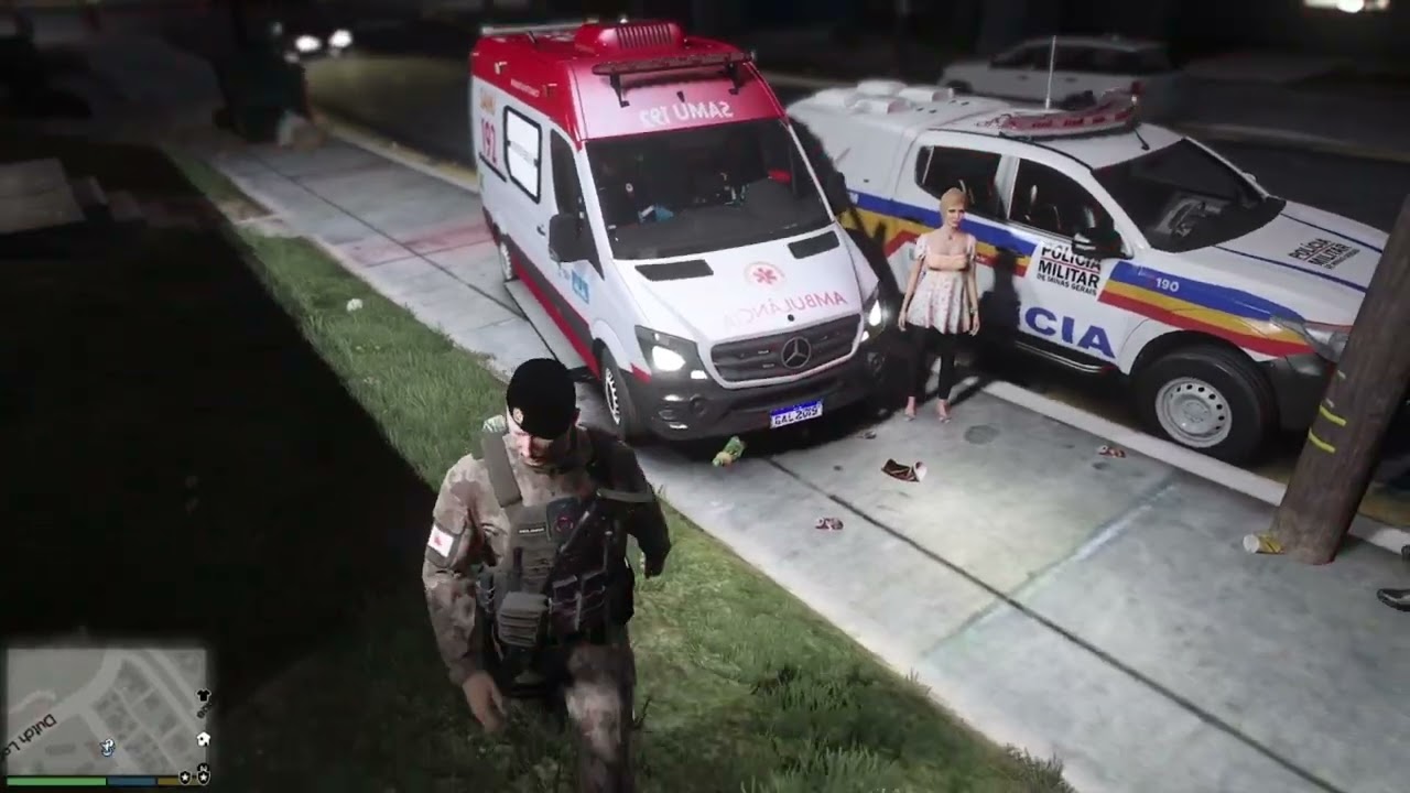 GER CONSEGUE RECUPERAR CARRO ROUBADO GTA 5 PMEMG