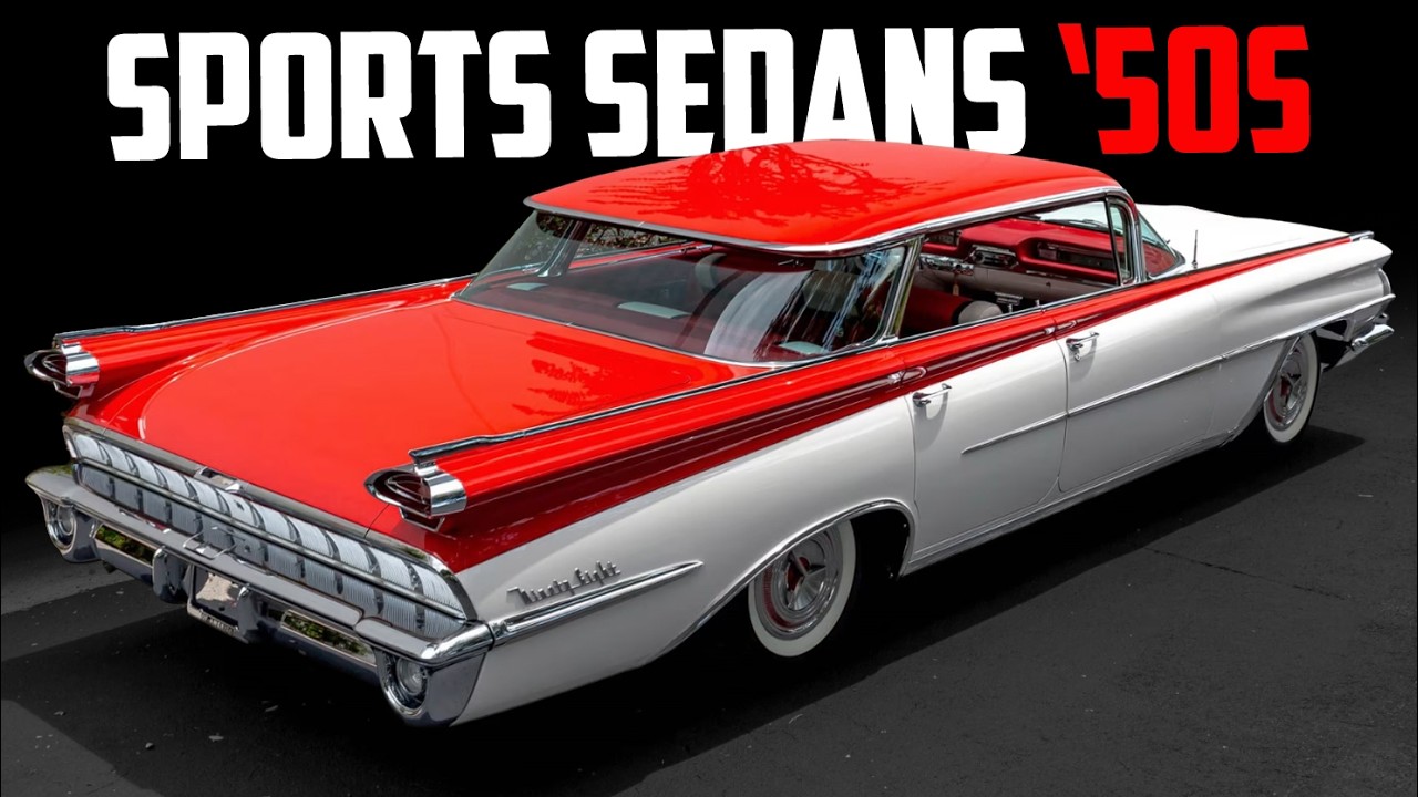 6 Coolest American Sports Sedans Of The 1950s!