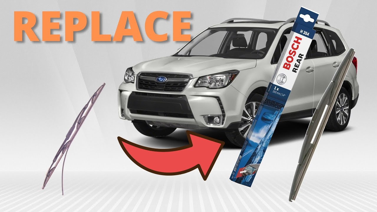 Replacing Subaru Forester Rear Wiper with Bosch H354 | DIY