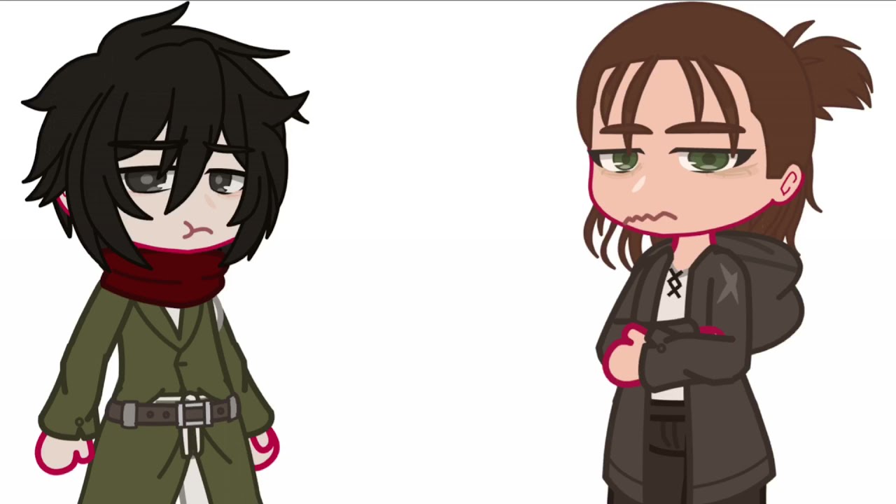 Mikasa I’ve always hated you..(eremika) #aot #gachaclub #eremika