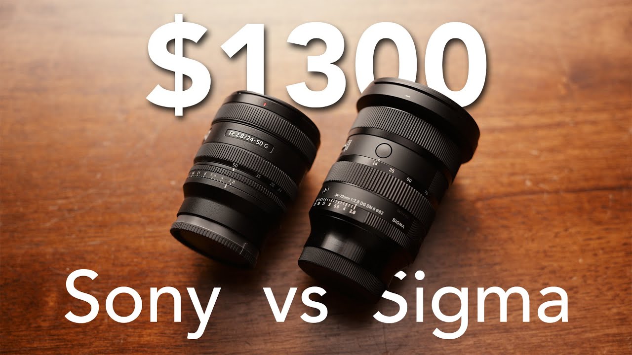 Sigma 24-70mm F2.8 DG DN II vs Sony 24-50mm F2.8 G | $1300 Lens Showdown