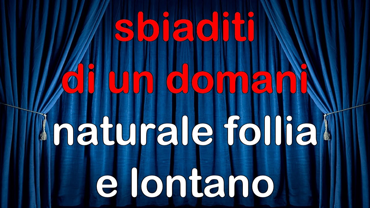 Nomadi   Lontano KARAOKE MM (fair use)
