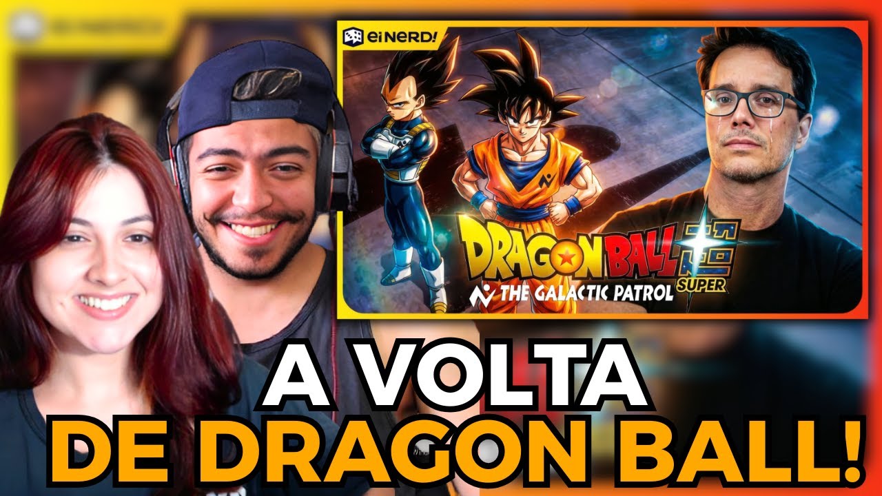 MEU DEUS! DRAGON BALL SUPER VOLTOU - Trailer [The Galactic Patrol] | REACT