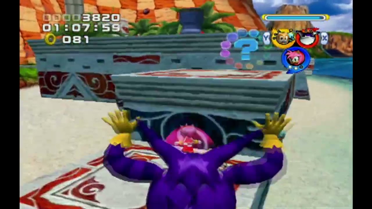 (Sonic Heroes) Seaside Hill, Team Rose (normal), LTS in 