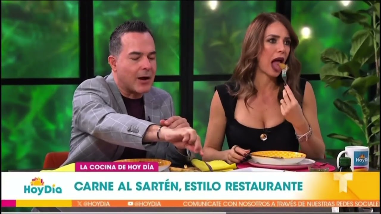 Carne al Sarten como en un restaurant En Vivo por Telemundo