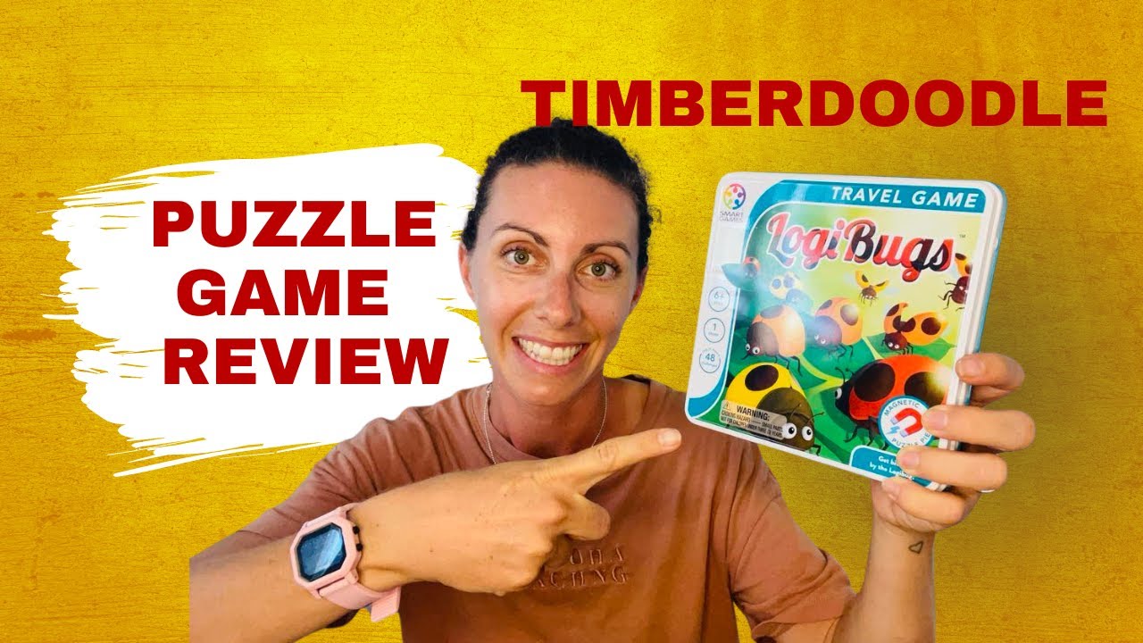 Review Puzzle Game LogiBugs from Timberdoodle | Great Travel Game for 6+