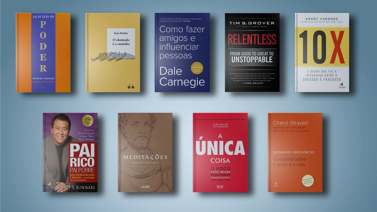 Os 9 melhores livros de autoajuda de todos os tempos que eu nunca li.