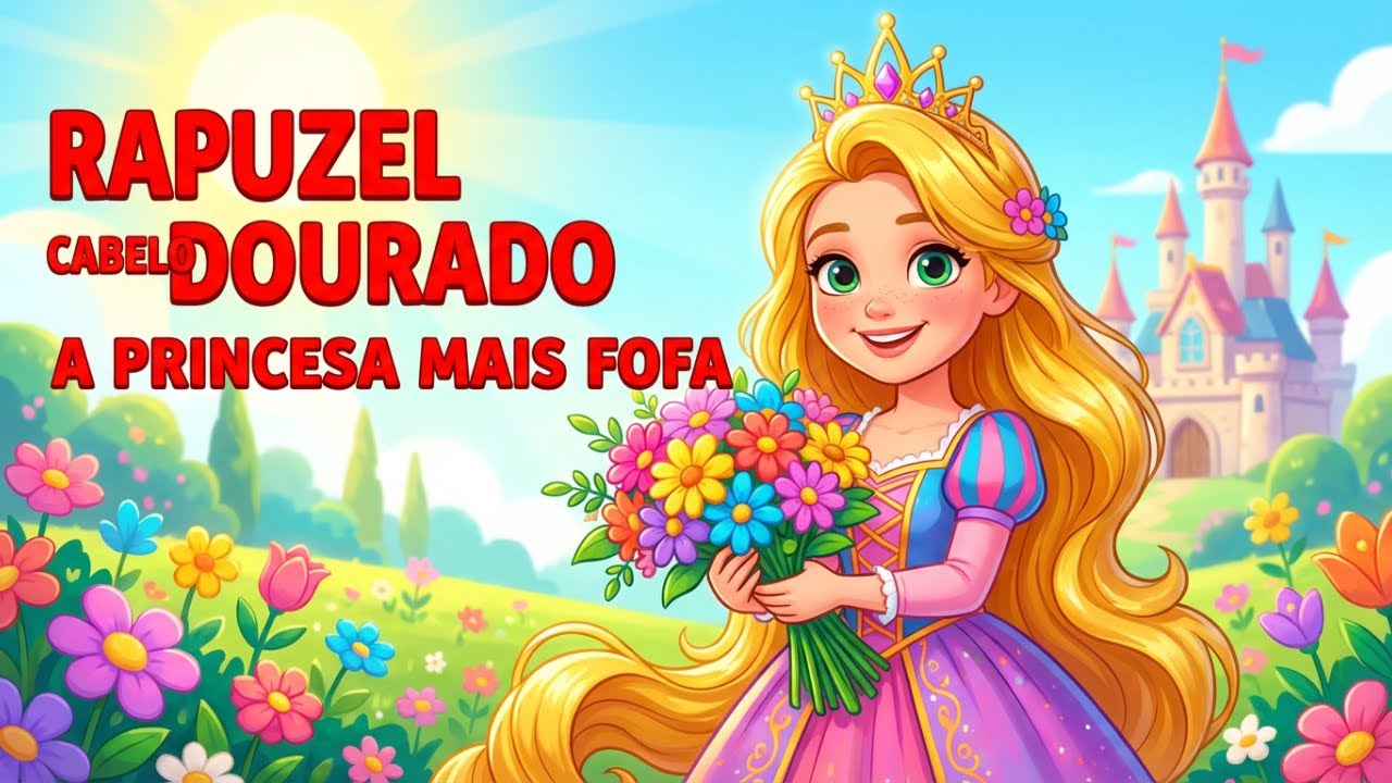 Rapuzel Cabelo Dourado - A Princesa Mais Fofa 