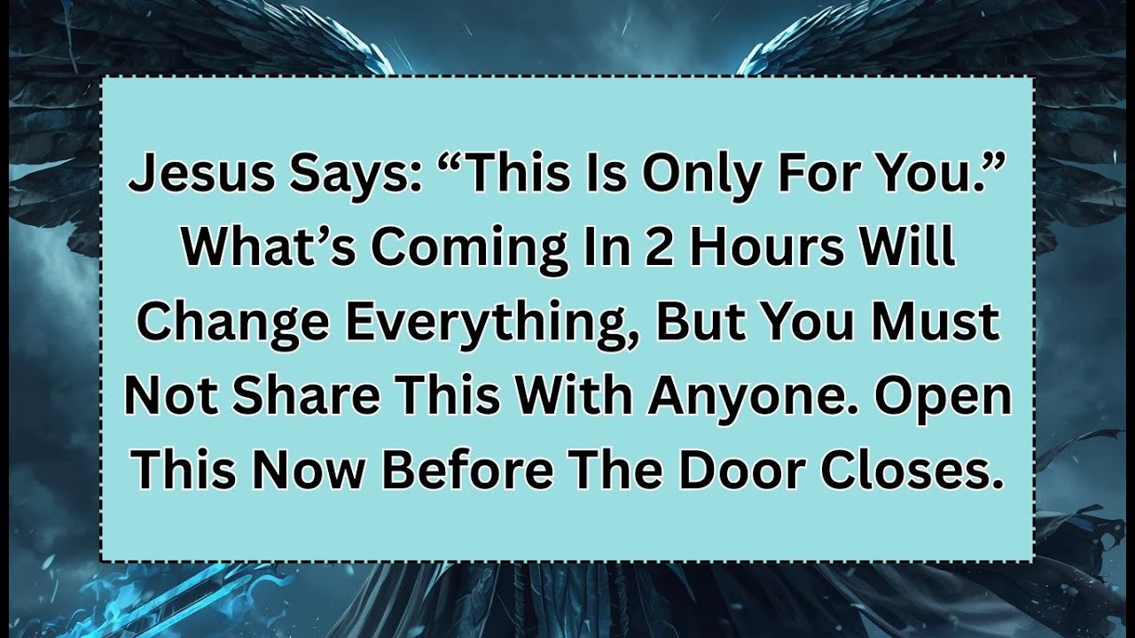 God Says: You Have Just 10 Seconds Left To Open This Archangel Michael Is Crying Out For You Today.