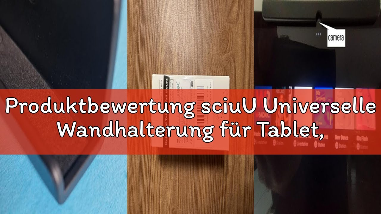 Produktbewertung sciuU Universelle Wandhalterung für Tablet, Handy, E-Reader und Fernbedienung, Halt