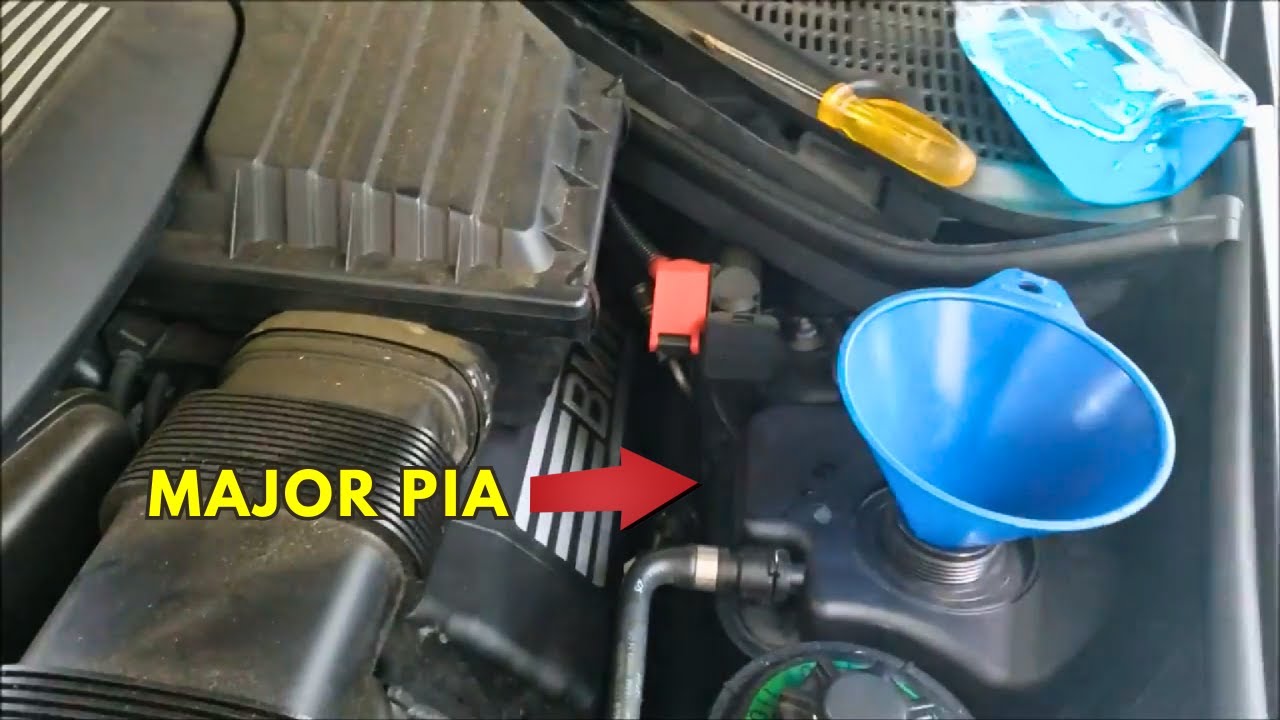 Замена расширительного бачка BMW X5