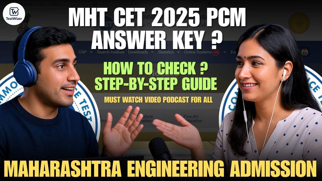 MHT CET PCM Answer Key ? How to do Score Calculation & Objection Process Step-by-Step | TestWizer
