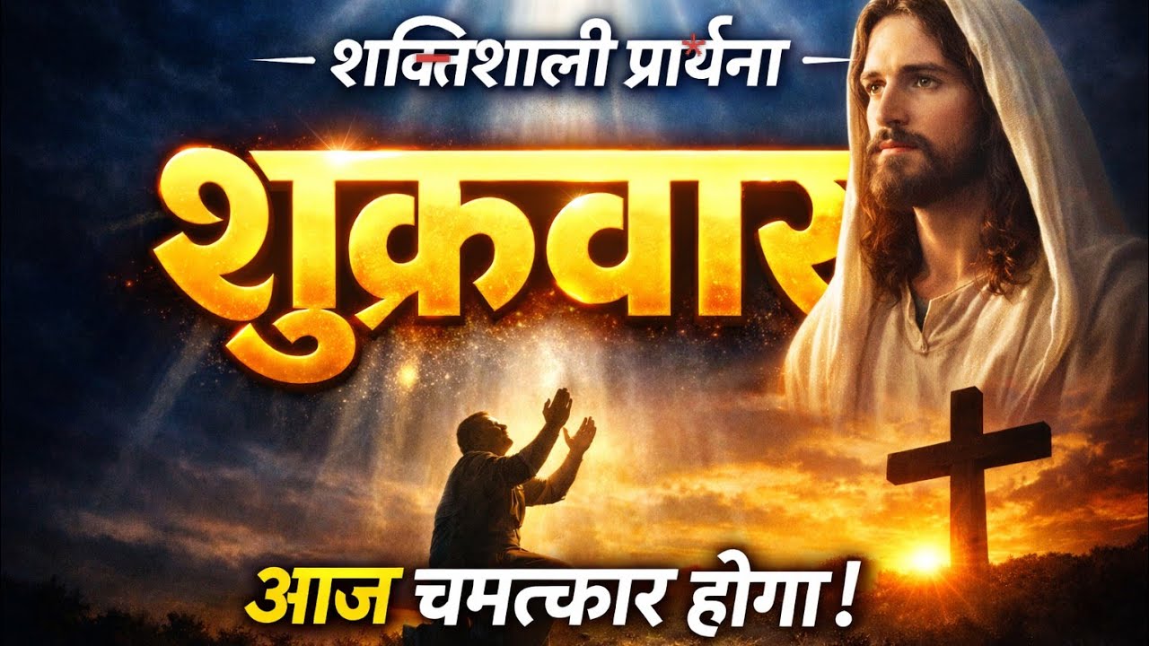 शुक्रवार की शक्तिशाली प्रार्थना | आज चमत्कार होगा | यीशु मसीह की आशीष 🙏