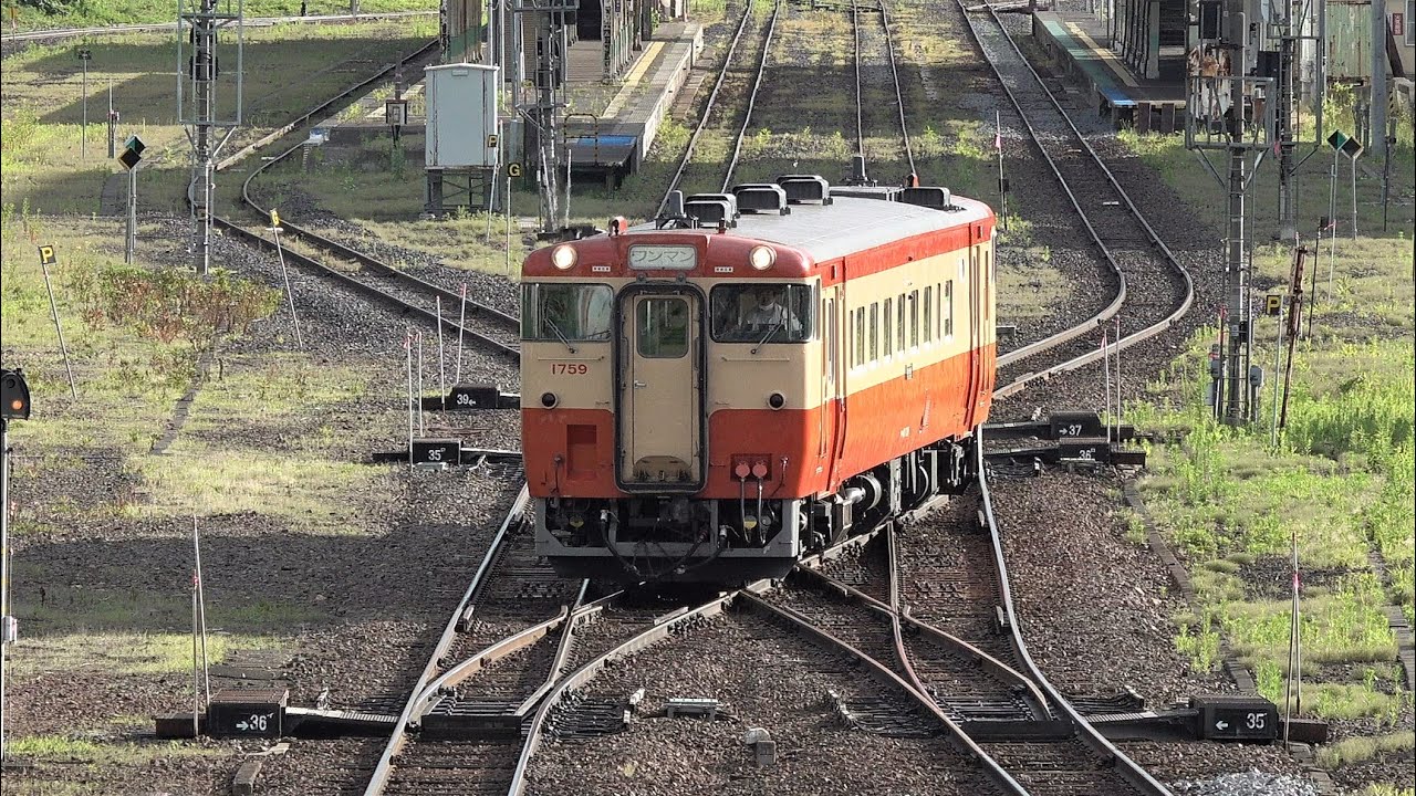 2022.07.10 撮影　遠軽駅　ｷﾊ40ﾂｰﾄﾝ国鉄一般色､宗谷線急行色　☆北鉄路漫942