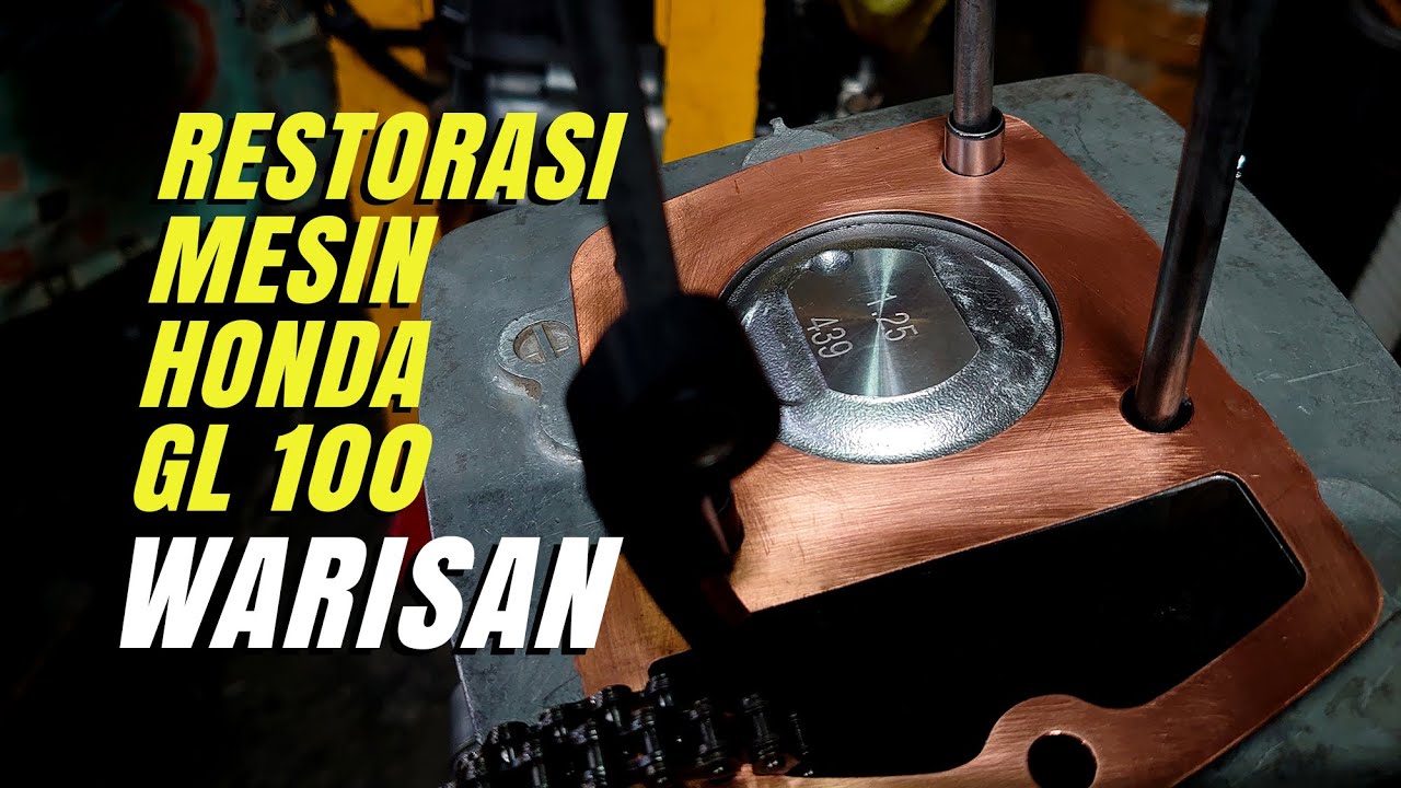 Восстановление двигателя Honda GL100 (Палембанг)