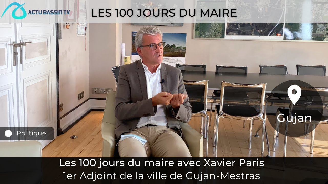 Les 100 jours du Maire Avec Xavier Paris 1er Adjoint de la mairie de Gujan