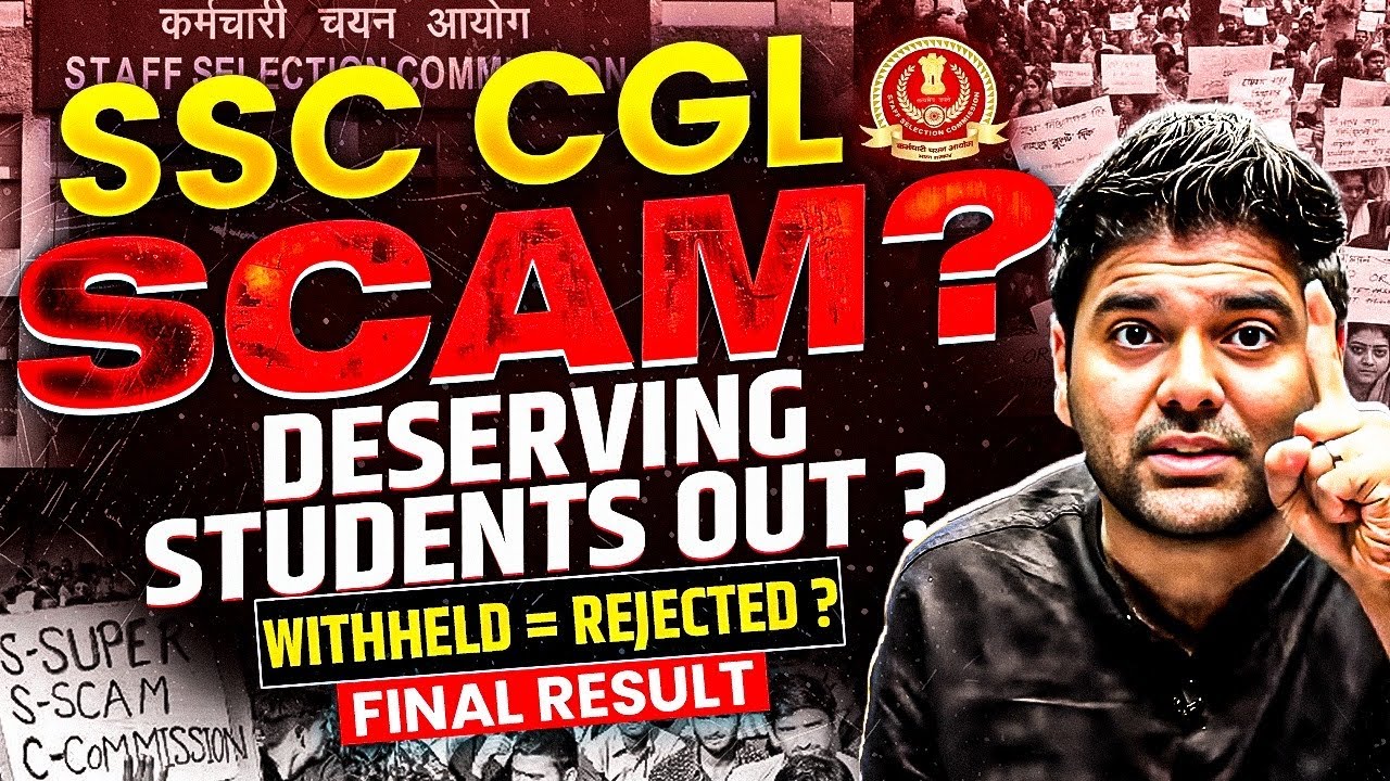 SSC CGL Scam 2024? SSC CGL Result 2024 Controversy | Deserving Students Out ! Abhinay Sharma