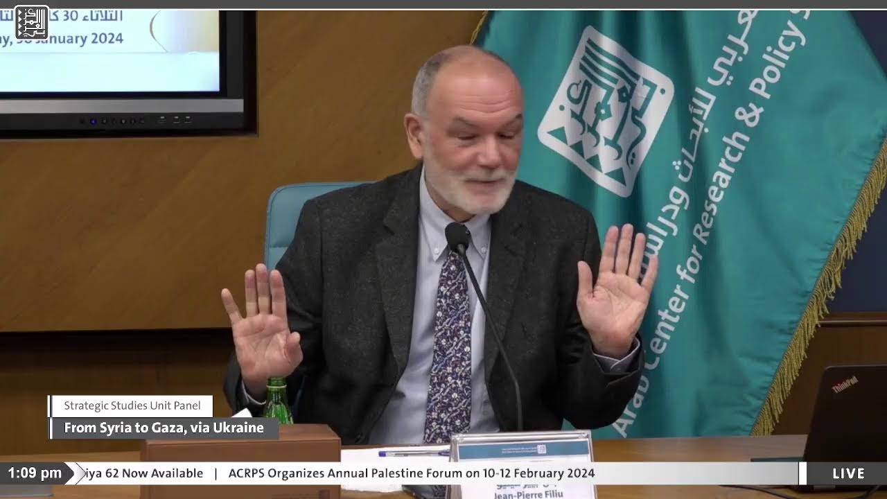 Public Lecture | Jean-Pierre Filiu - From Syria to Gaza, via Ukraine