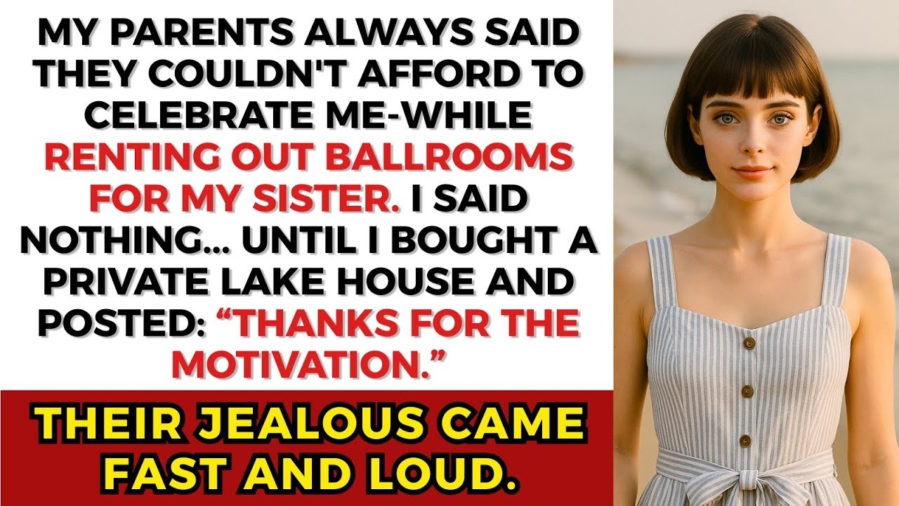 My Parents Said They Couldn't Afford To Celebrate Me-While Renting Ballrooms For My Sister. Until I…