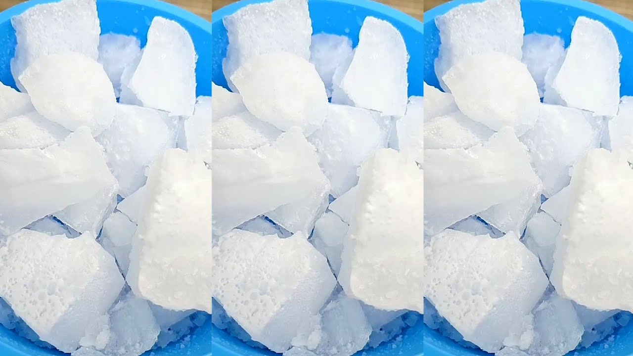 CARBONATED ICE EATING / ICE EATING