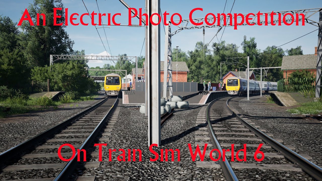 A photo competition while driving along the Glossop Line on Train Sim World 6