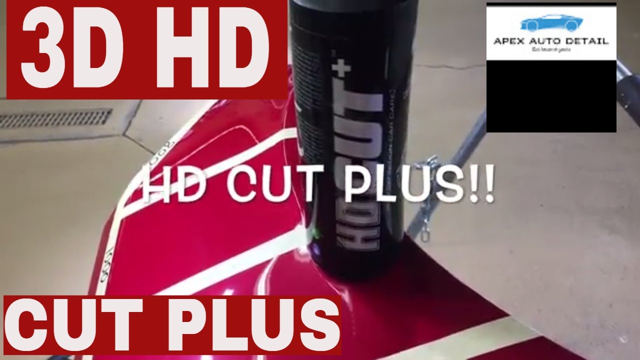 3D HD CUT PLUS !! NEW FORMULA!! Nano Abrasive Compound!