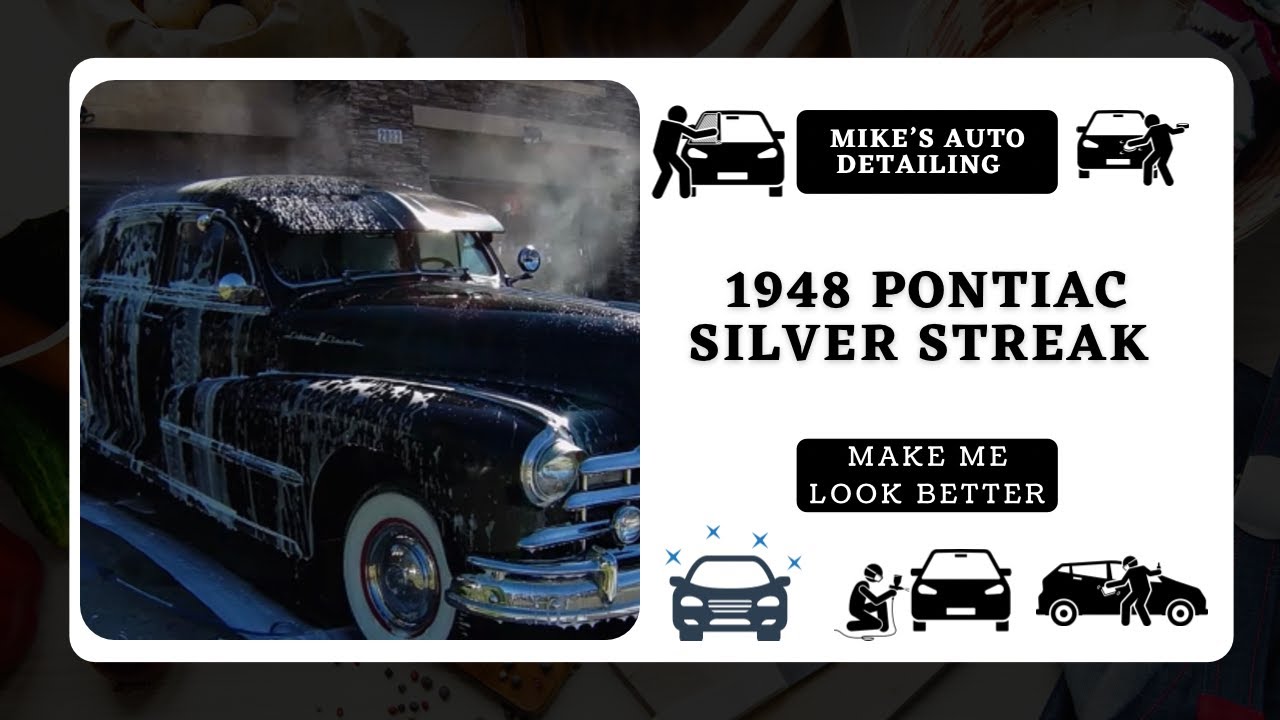 Pontiac Silver Streak 1948 года выпуска нуждается в обновлении внешней краски
