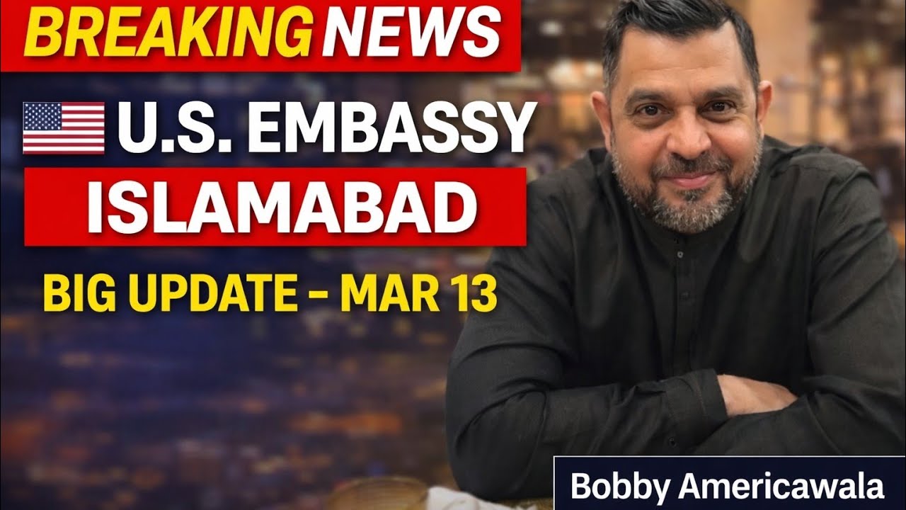 March 13, 2026: Big Announcement From U.S. Embassy Islamabad