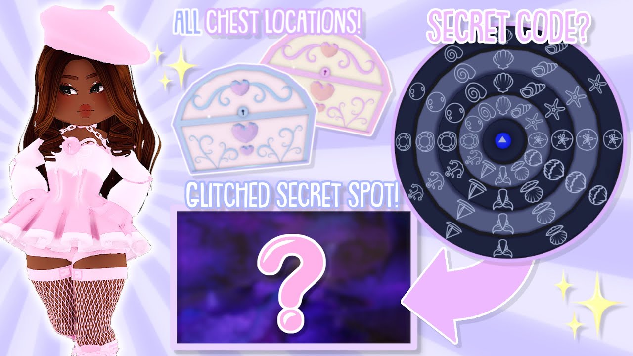 ALL NEW CHEST LOCATIONS! GLITCHED SECRET CAVE! DIAMOND BEACH SECRETS! | Royale High Tea & Updates!