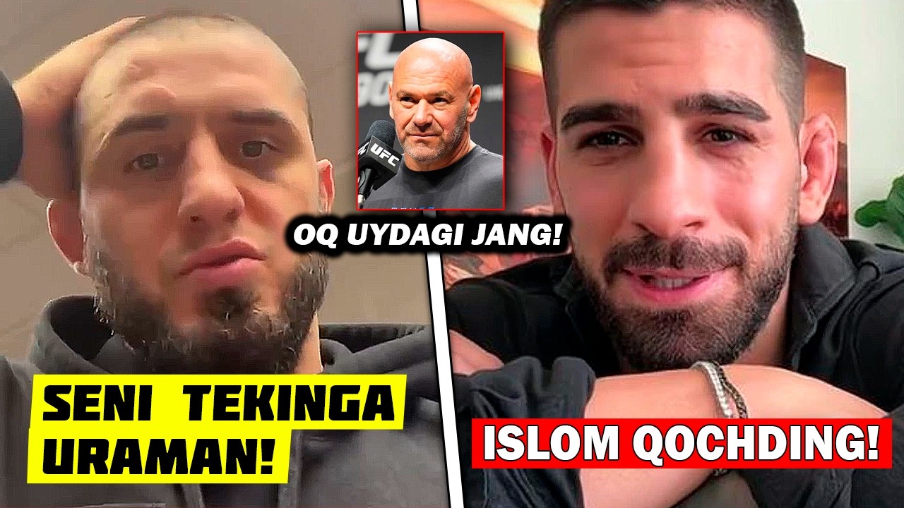ISLOM vs ILIYA JANGI BEKOR! TOPURIYA AYBLOV QILDI, MAKHACHEV ESA KESKIN JAVOBI!