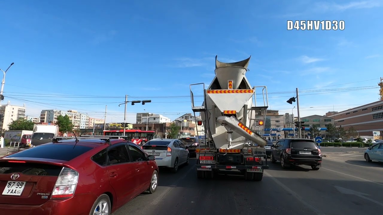 Ulaanbaatar - Daily - Driving tour 4K - Summer (2023.6.13)