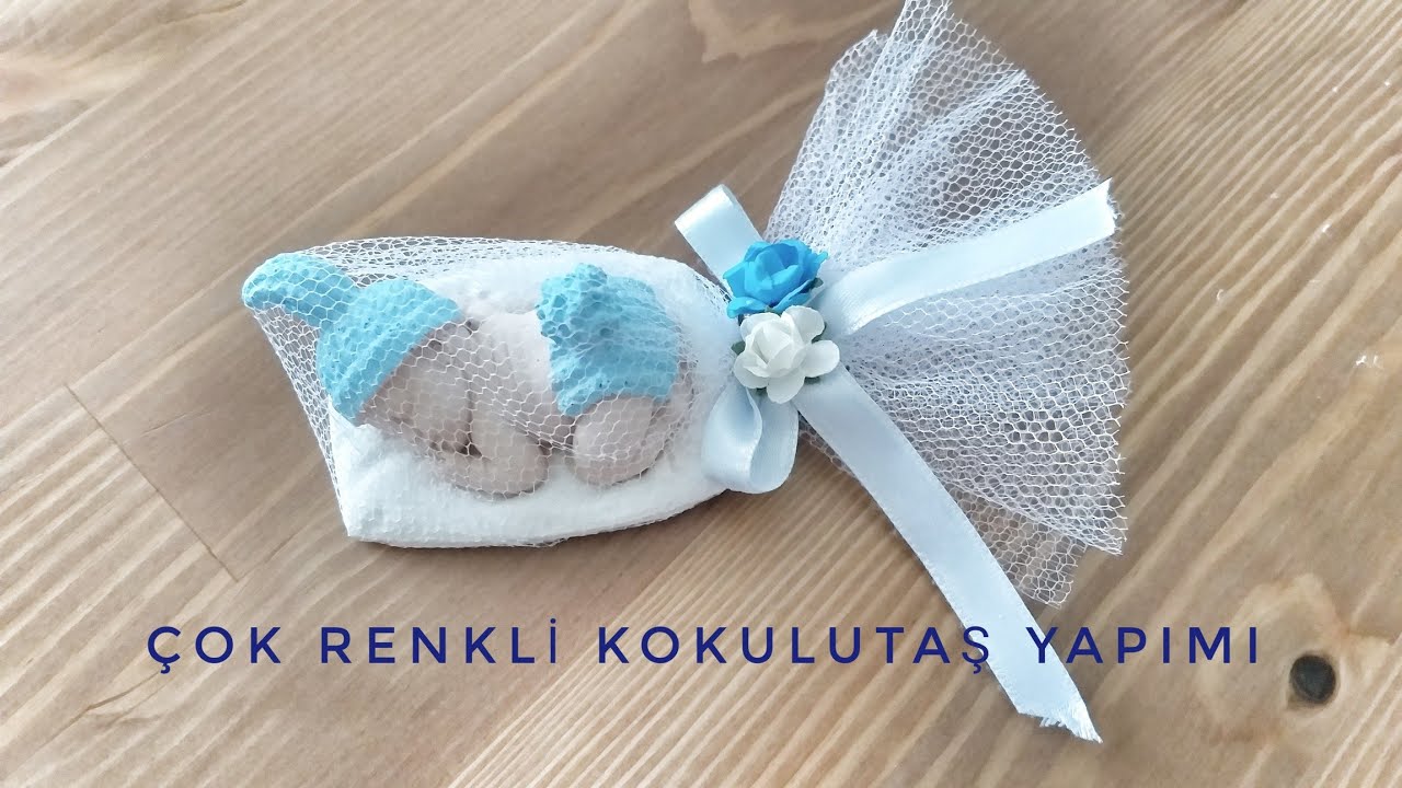 Uyuyan ponponlu bebek kokulutaş yapımı, çok renkli kokulutaş nasıl yapılır, kokulutaş nasıl süslenir