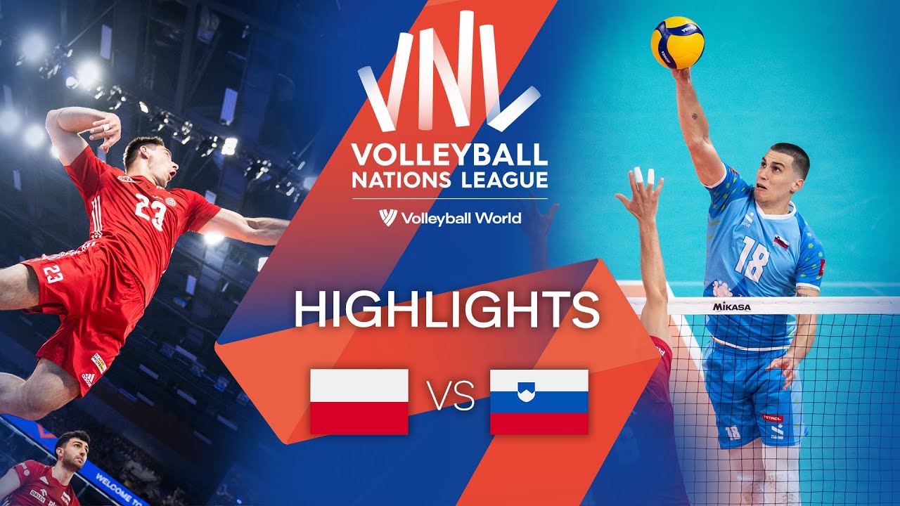 🇵🇱 POL vs. 🇸🇮 SLO - Highlights Week 3 | Men's VNL 2022