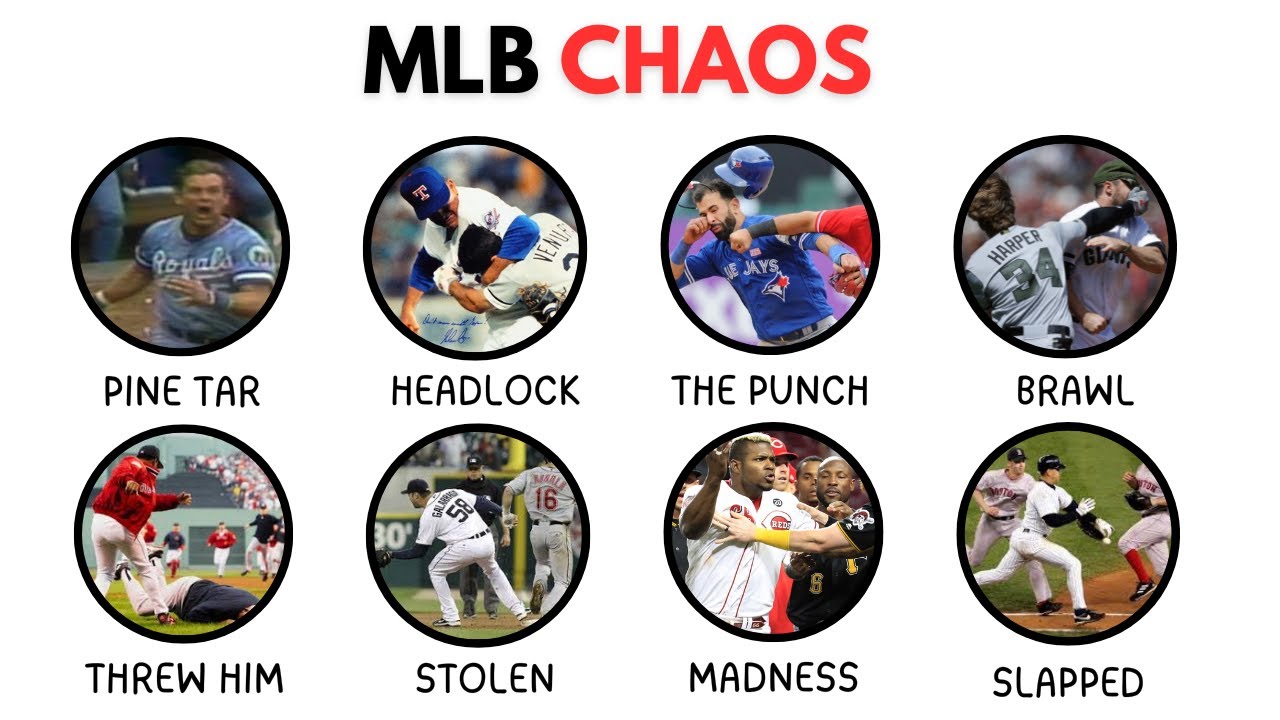 Все бейсбольные матчи, закончившиеся хаосом, — объяснение за 14 минут.