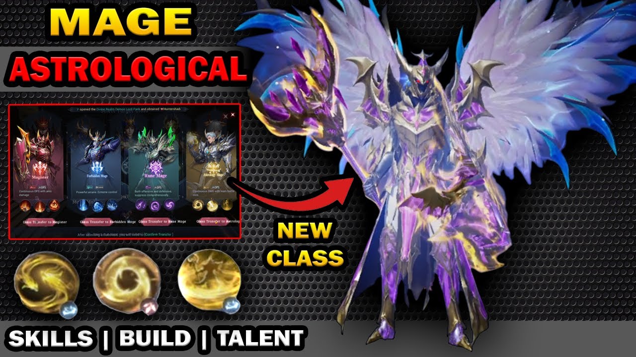 MU ORIGIN 3 ASIA  - ASTROLOGICAL MAGE | NEW CLASS | PVE SKILLS AND TALENTS BUILD COMBO | MenchDrey